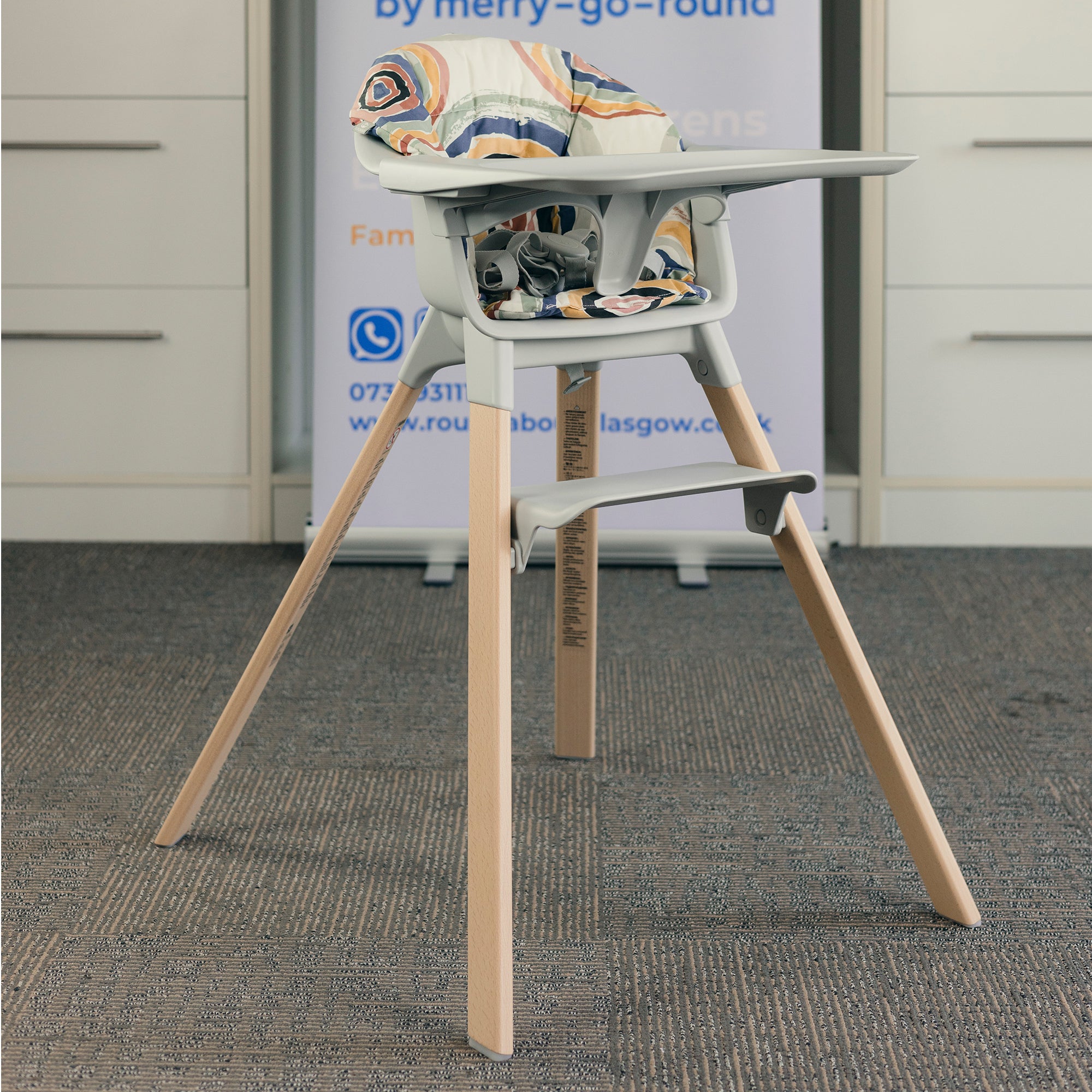 stokke clikk dimensions Stokke Clikk Highchair Rental at Roundabout Glasgow
